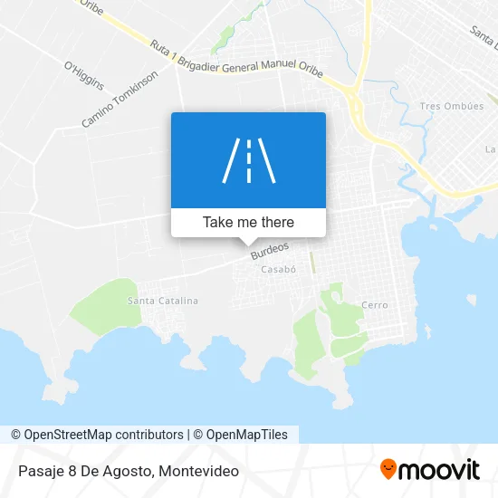 Mapa de Pasaje 8 De Agosto