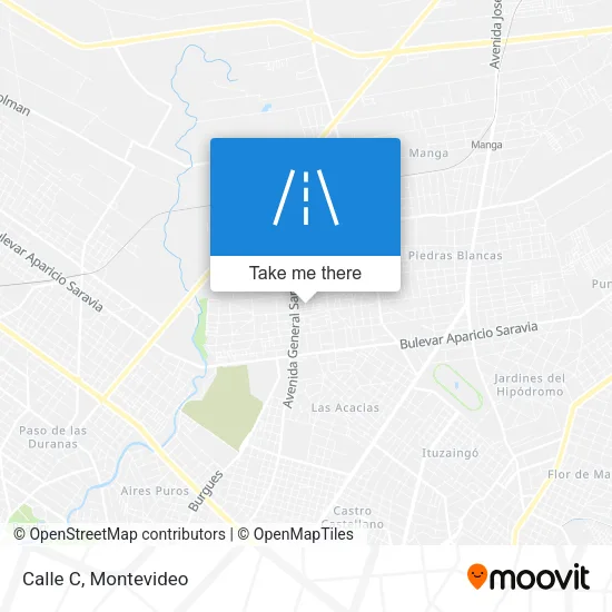 Calle C map