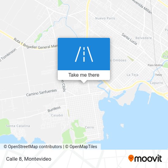 Mapa de Calle 8