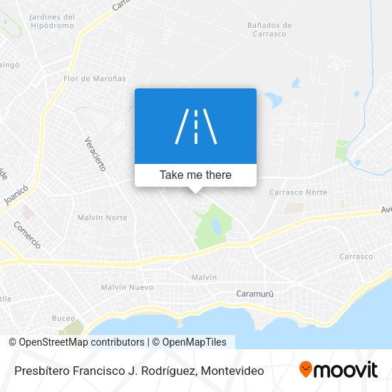 Presbítero Francisco J. Rodríguez map