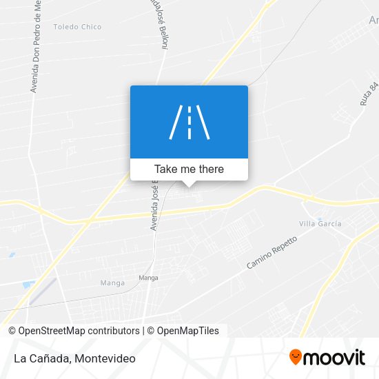 Mapa de La Cañada
