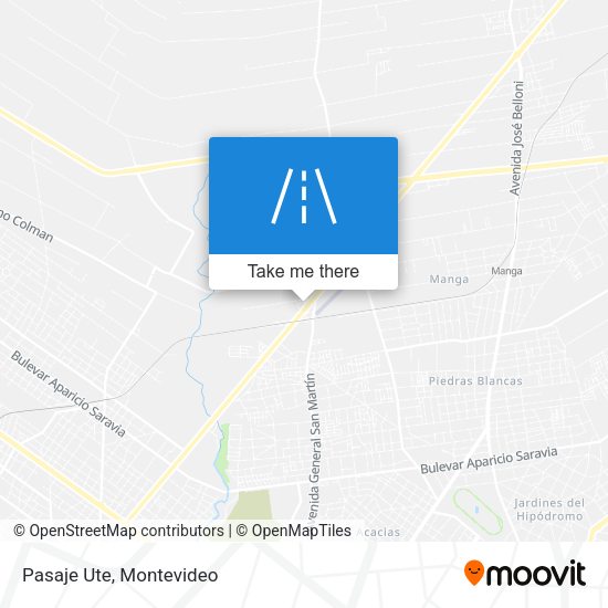 Mapa de Pasaje Ute