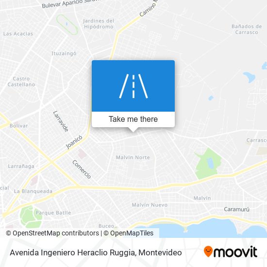 Avenida Ingeniero Heraclio Ruggia map