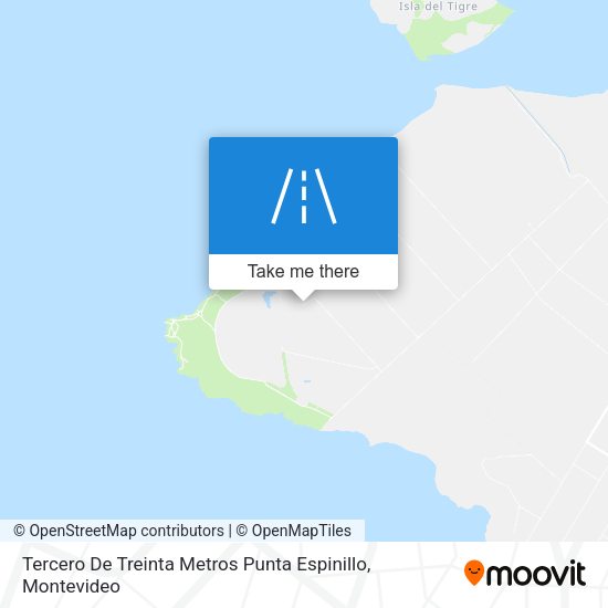 Mapa de Tercero De Treinta Metros Punta Espinillo