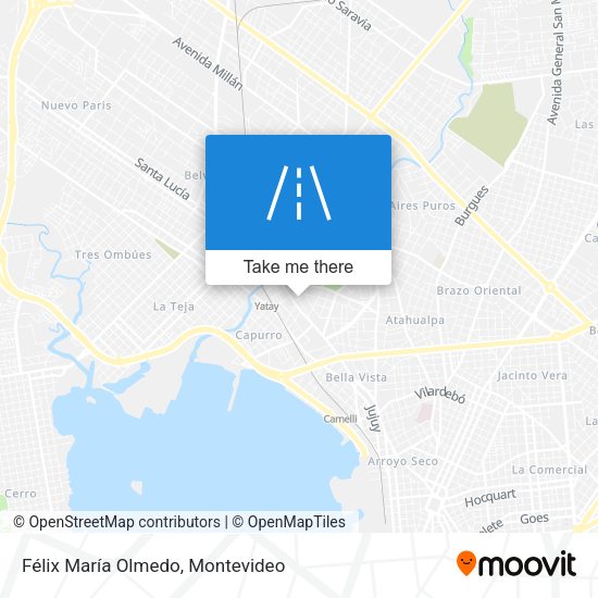Félix María Olmedo map