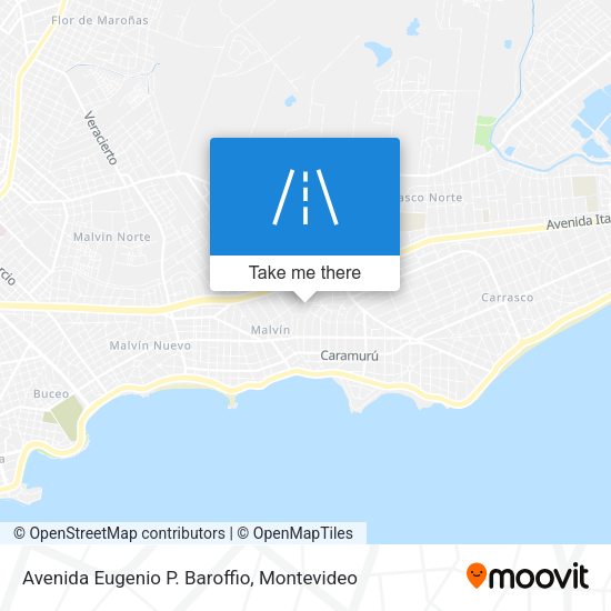 Avenida Eugenio P. Baroffio map
