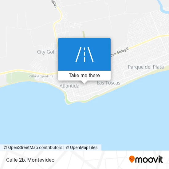 Calle 2b map