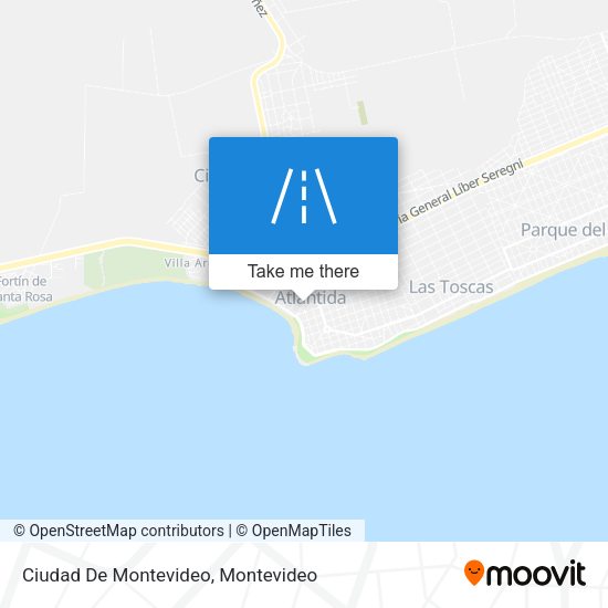 Ciudad De Montevideo map