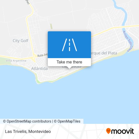 Mapa de Las Trivelis
