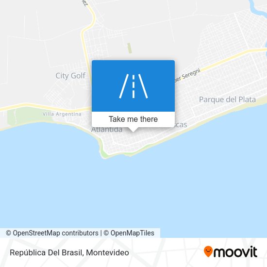 República Del Brasil map
