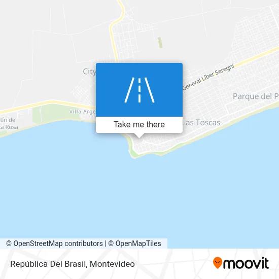 República Del Brasil map