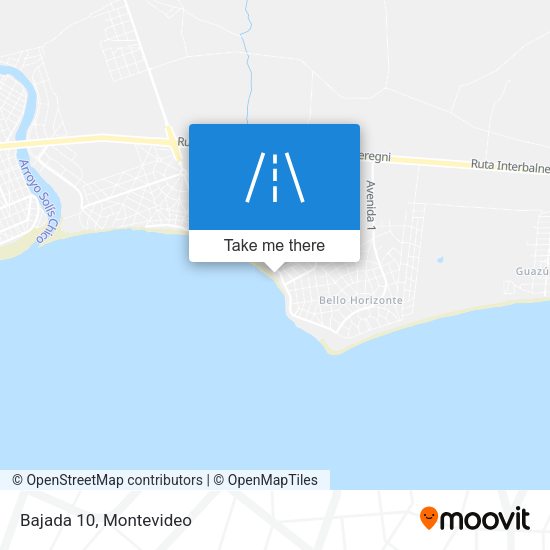 Mapa de Bajada 10