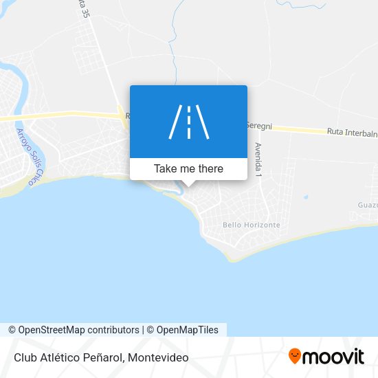 Club Atlético Peñarol map