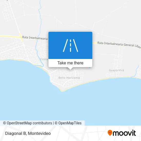 Diagonal B map