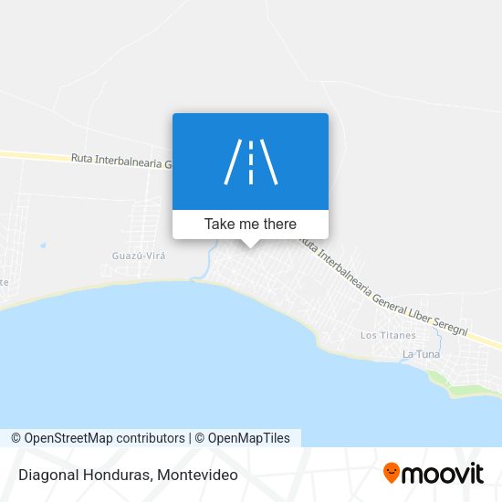 Mapa de Diagonal Honduras