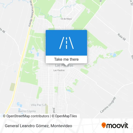 General Leandro Gómez map