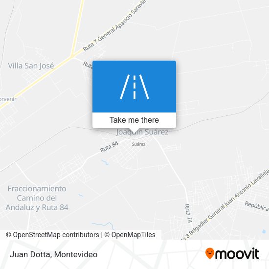 Mapa de Juan Dotta