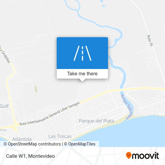 Mapa de Calle W1