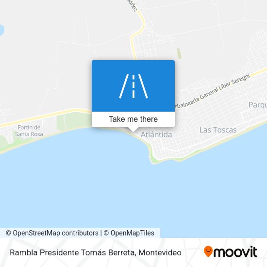 Rambla Presidente Tomás Berreta map