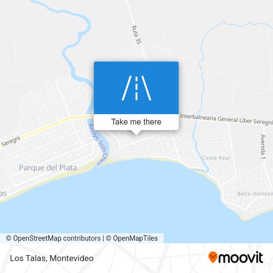 Mapa de Los Talas