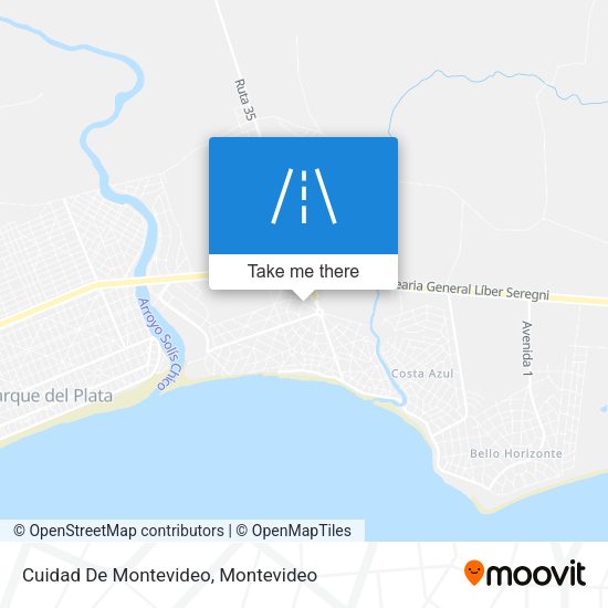 Cuidad De Montevideo map
