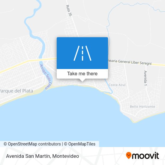 Avenida San Martín map