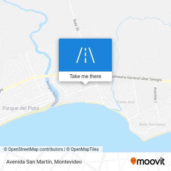 Avenida San Martín map
