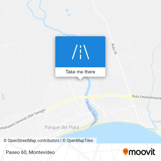 Paseo 60 map