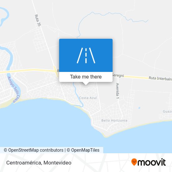 Centroamérica map