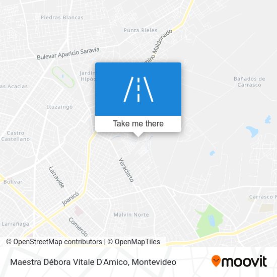 Maestra Débora Vitale D'Amico map