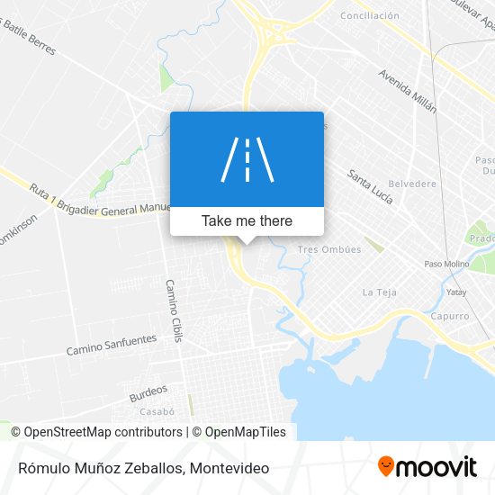 Mapa de Rómulo Muñoz Zeballos