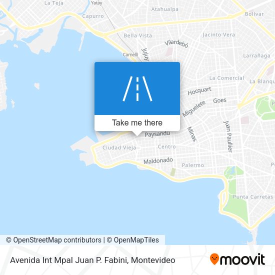 Avenida Int Mpal Juan P. Fabini map