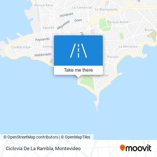 Ciclovia De La Rambla map