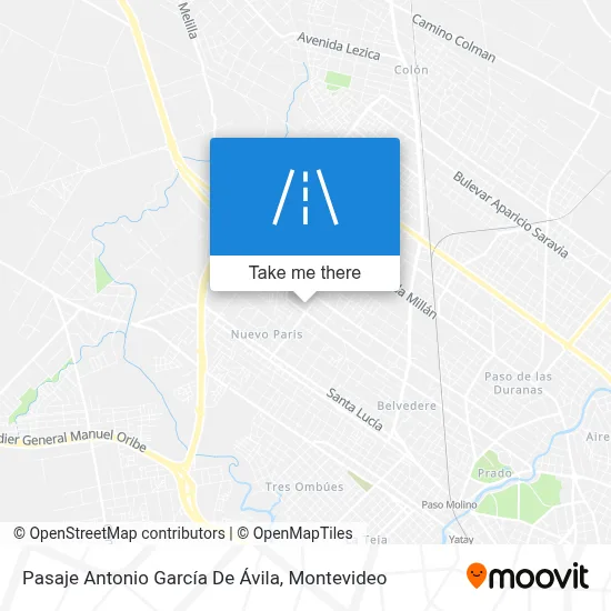 Pasaje Antonio García De Ávila map