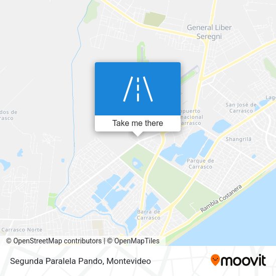 Segunda Paralela Pando map
