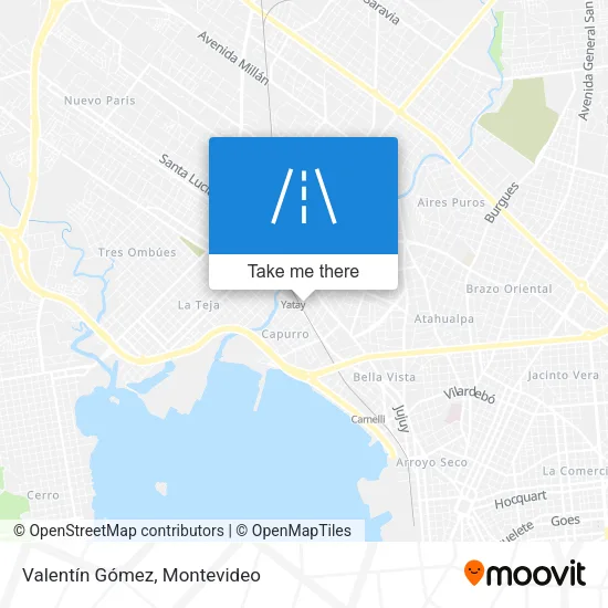 Valentín Gómez map
