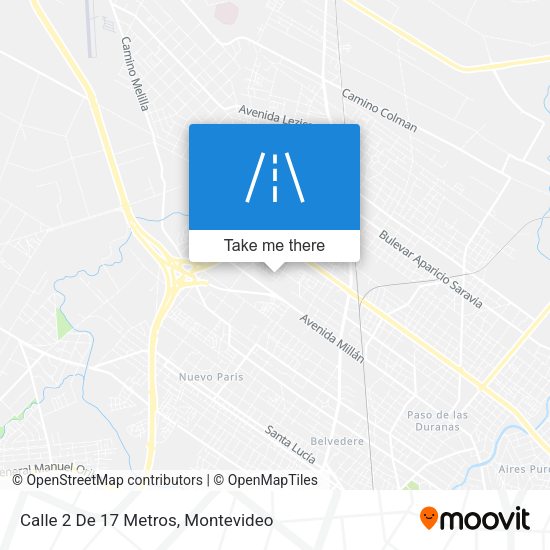 Mapa de Calle 2 De 17 Metros