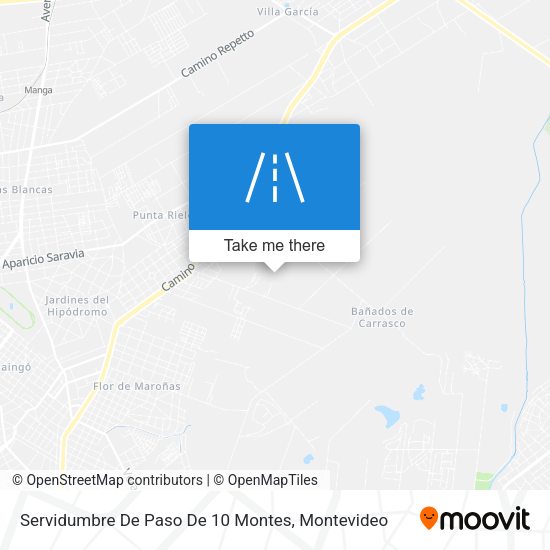 Mapa de Servidumbre De Paso De 10 Montes
