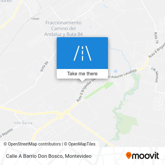 Calle A Barrio Don Bosco map