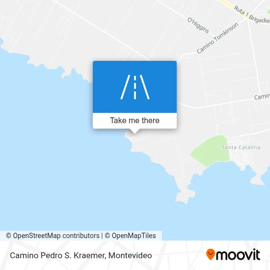 Camino Pedro S. Kraemer map