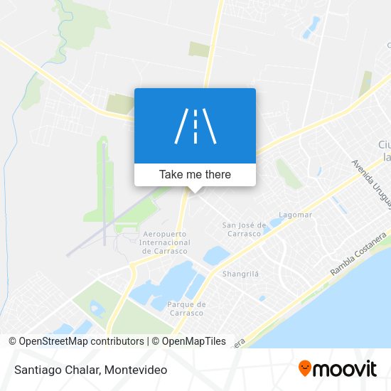 Mapa de Santiago Chalar