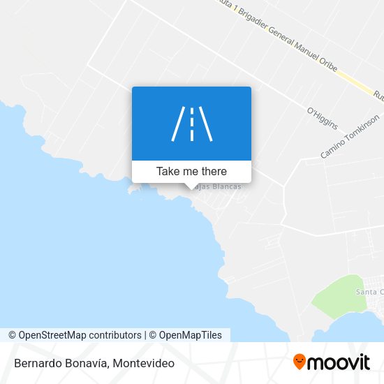 Bernardo Bonavía map