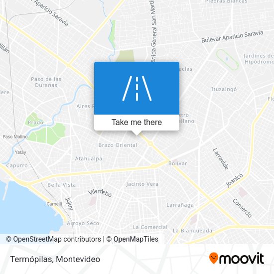 Mapa de Termópilas