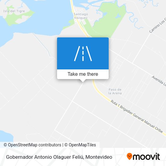 Mapa de Gobernador Antonio Olaguer Feliú