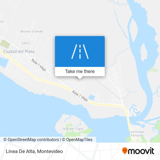 Línea De Alta map
