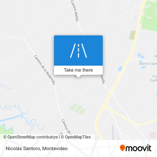 Nicolás Santoro map