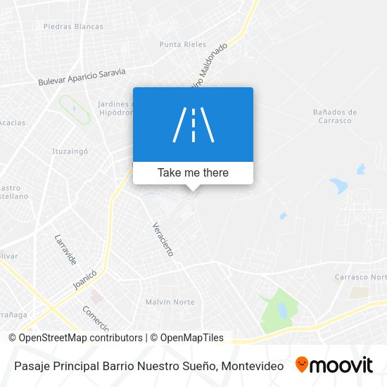 Pasaje Principal Barrio Nuestro Sueño map