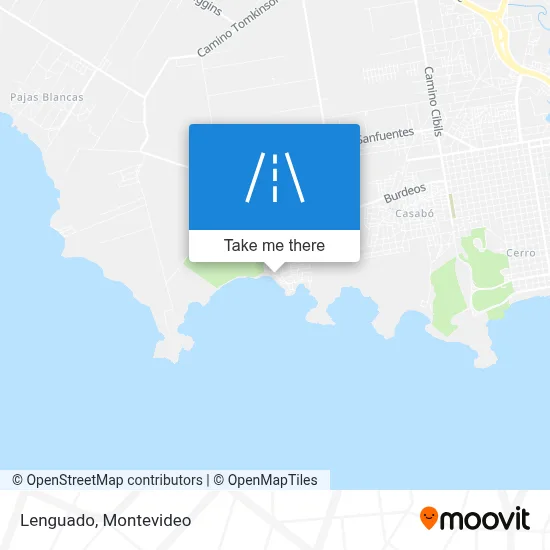 Lenguado map