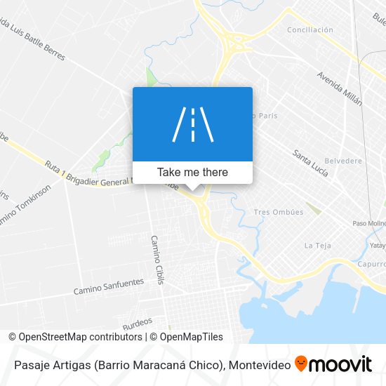 Pasaje Artigas (Barrio Maracaná Chico) map
