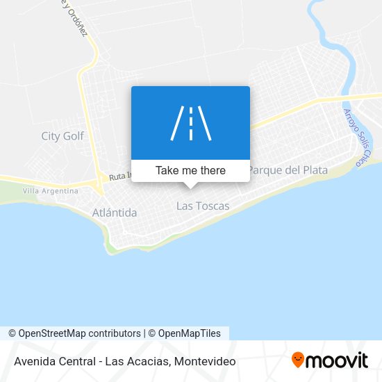 Avenida Central - Las Acacias map